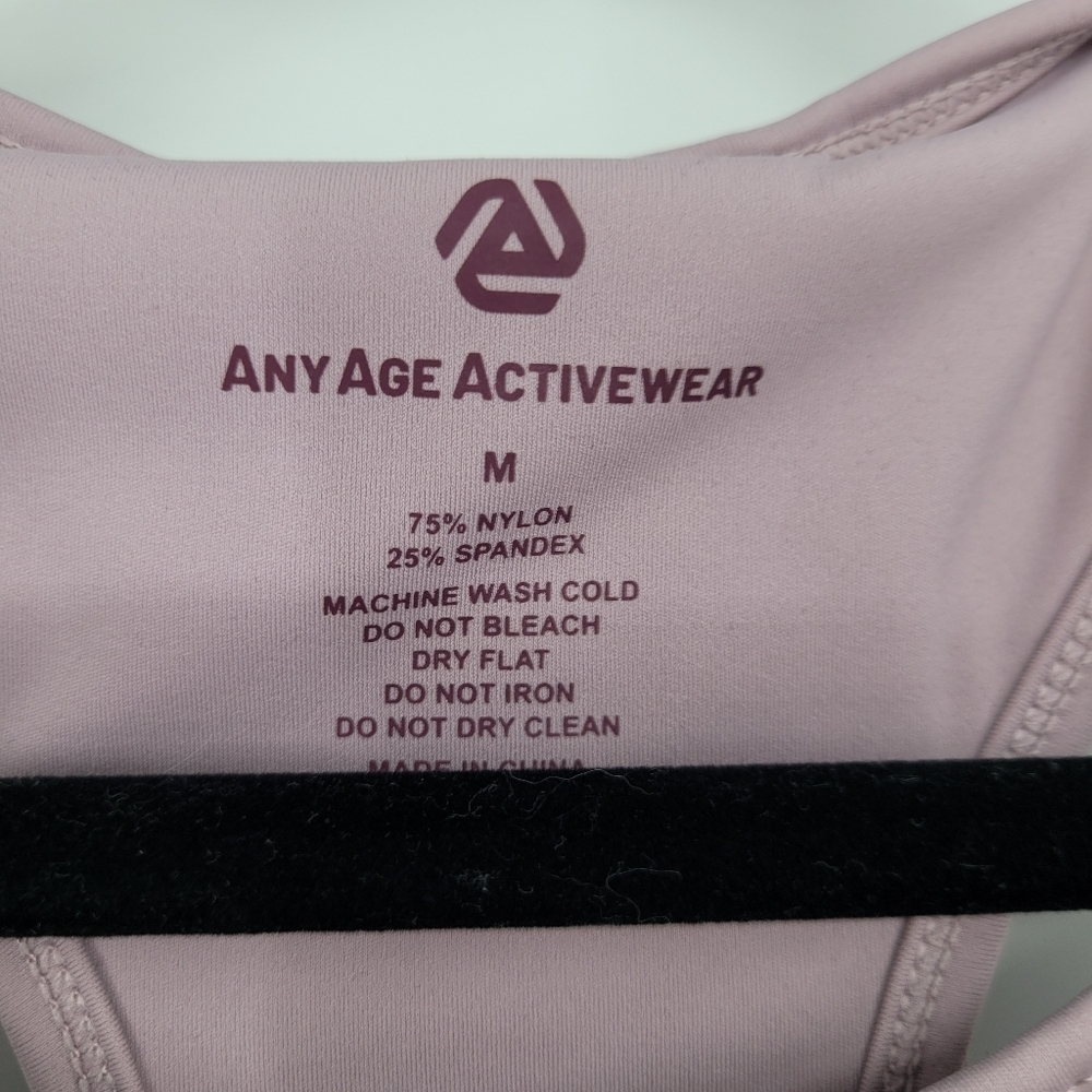 any age activewear COMPLETE COVERAGE TUMMY CONTROL SPORT TANK WITH BRA Medium - Picture 5 of 13